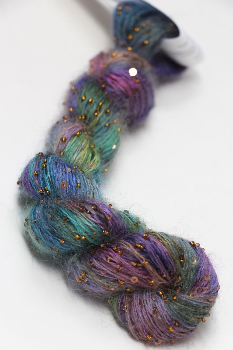 Hand Beaded Silk Yarn - After Party