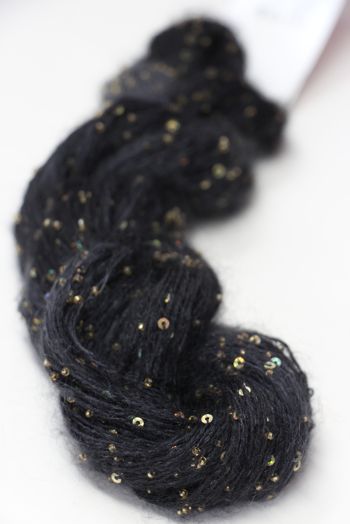 Artyarns Beaded Mohair with Sequins | 2246 Black (Gold)




