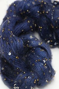 artyarns beaded silk with sequins light  in color