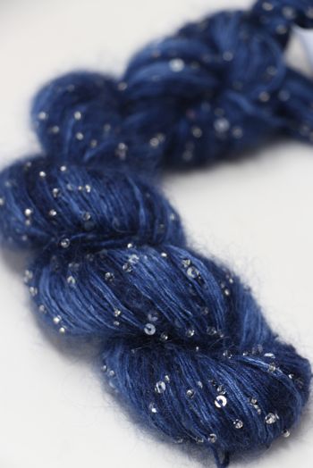 Artyarns Beaded Mohair with Sequins | 2267 Navy Tonal (Silver)



