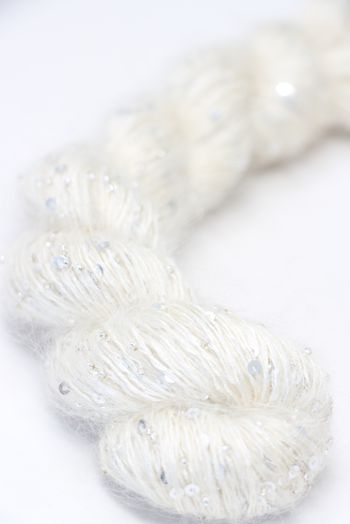 Artyarns Beaded Mohair with Sequins | 250 Natural White (Silver)