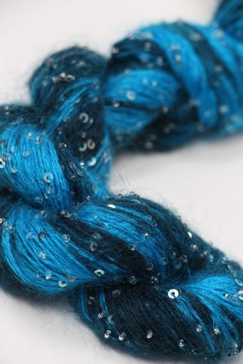 Artyarns Beaded Mohair with Sequins | 901 Turquoise Tonal (Silver)