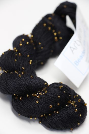 Artyarns Beaded Silk | 246 Black (Gold)