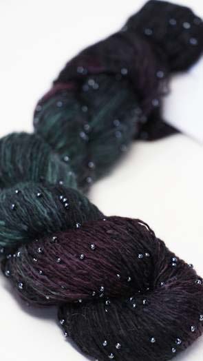 Artyarns Beaded Silk Light| H17 Emerald Purples (Gunmetal)