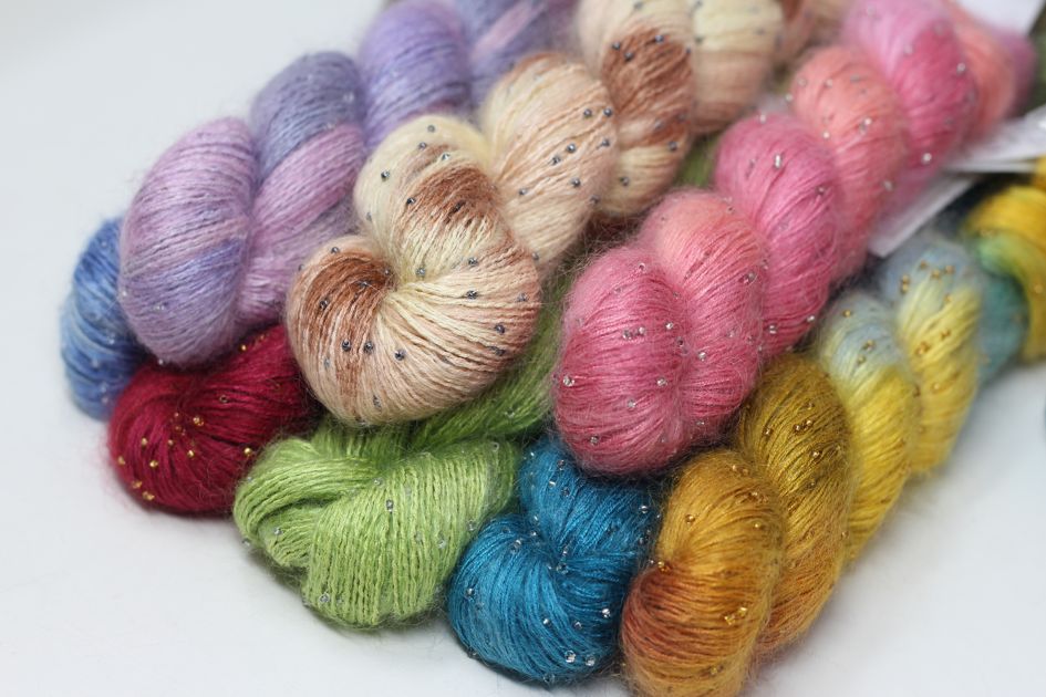 Artyarns Beaded Silk Mohair Yarn at Fabulous Yarn