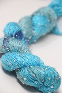 artyarns beaded silk with sequins light