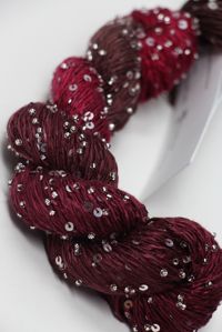 artyarns beaded silk with sequins light