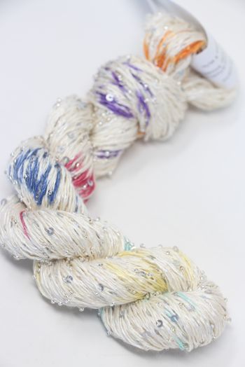 Artyarns BEADED SILK AND SEQUINS LIGHT | 172 Sprinkles (Silver)