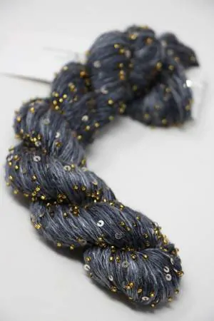 Artyarns BEADED SILK AND SEQUINS LIGHT | 2264 Grey Black Tonal (Gold)
