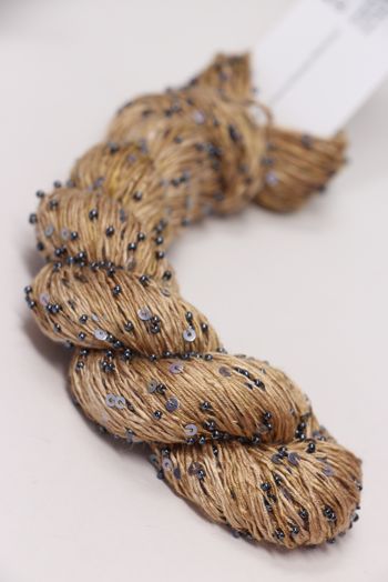 Artyarns BEADED SILK AND SEQUINS LIGHT | 2321 Toasted Almond (Gunmetal)