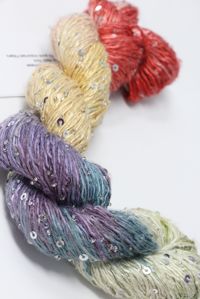 artyarns beaded silk with sequins light