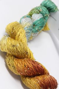 artyarns beaded silk with sequins light