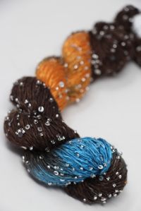 artyarns beaded silk with sequins light