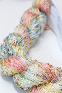 artyarns beaded silk with sequins light