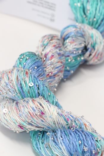 Artyarns BEADED SILK AND SEQUINS LIGHT | 603 Colorburst Blue (Silver) 