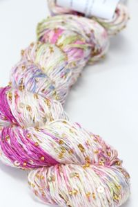 artyarns beaded silk with sequins light