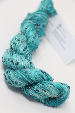 Artyarns BEADED SILK AND SEQUINS LIGHT | 720 Jade Gradient Ombre (Gunmetal)