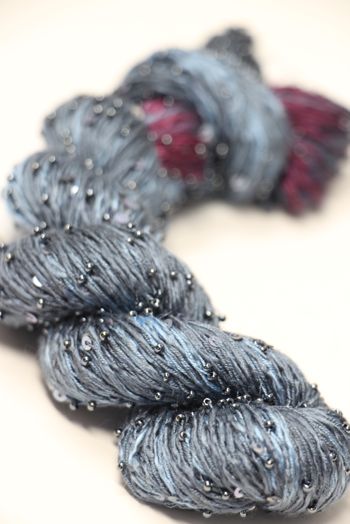 Artyarns BEADED SILK AND SEQUINS LIGHT | 908 Denim Splash (Gunmetal)