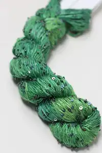 artyarns beaded silk with sequins light