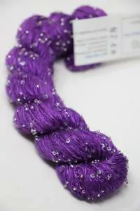 artyarns beaded silk with sequins light N24A