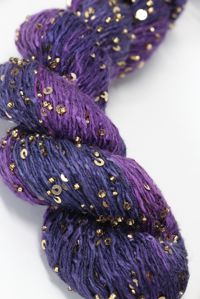 beaded silk with sequins light