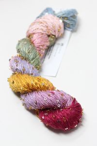 artyarns beaded silk with sequins light