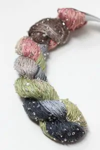 artyarns beaded silk with sequins light