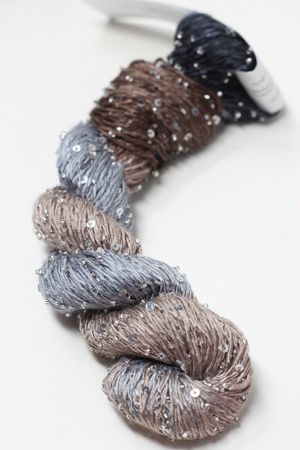 Artyarns BEADED SILK AND SEQUINS LIGHT | 144 Nature (Silver)