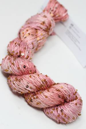 Artyarns BEADED SILK AND SEQUINS LIGHT | 703 Peach Blossom Ombre (Gold)