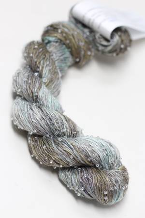 Artyarns BEADED SILK AND SEQUINS LIGHT | 709 Dark Olives/Creme Ombre