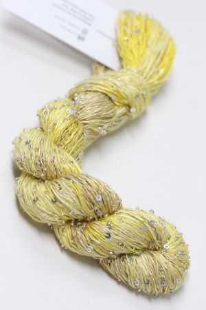 Artyarns BEADED SILK AND SEQUINS LIGHT | H28 Citronella (Silver)