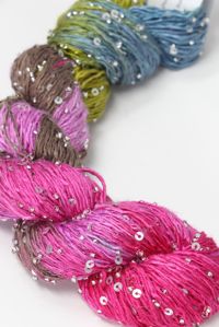 artyarns beaded silk with sequins light