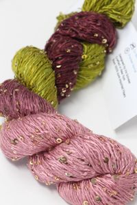 artyarns beaded silk with sequins light