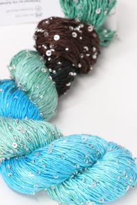 artyarns beaded silk with sequins light