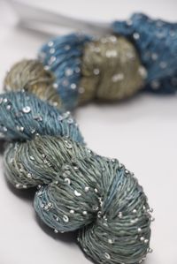 Artyarns BEADED SILK AND SEQUINS LIGHT | 162 Diadem (Silver) 