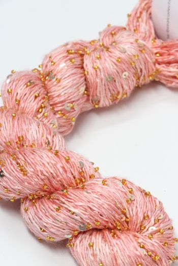 Artyarns BEADED SILK AND SEQUINS LIGHT | 2220 Pink Grapefruit (Gold)