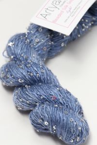 artyarns beaded silk with sequins light