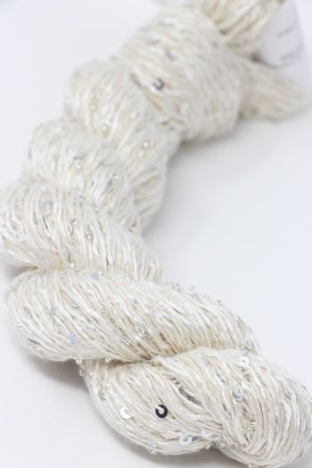 Artyarns BEADED SILK AND SEQUINS LIGHT | 250 Natural White (Silver)