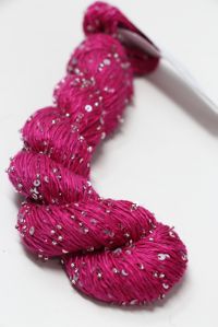 artyarns beaded silk with sequins light