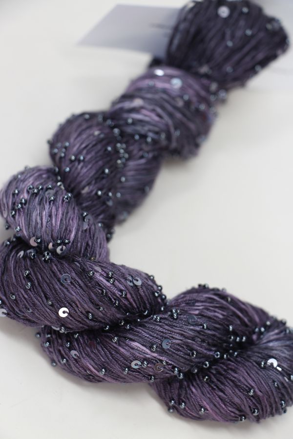 Artyarns BEADED SILK AND SEQUINS LIGHT | 933 Steel Plum (Gunmetal)