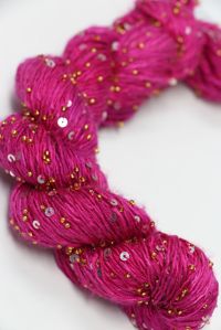 artyarns beaded silk with sequins light