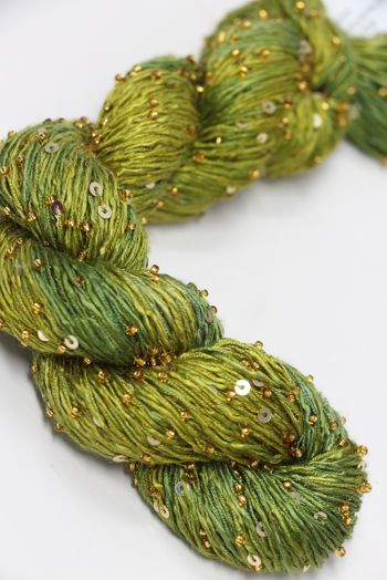 Artyarns BEADED SILK AND SEQUINS LIGHT | H22 Vertes (Gold)