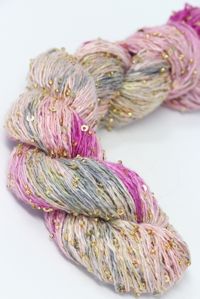 artyarns beaded silk with sequins light