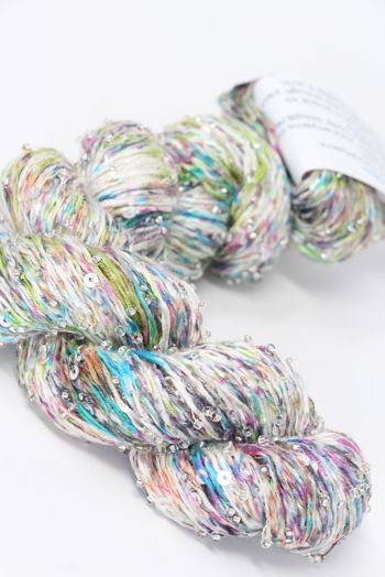 Artyarns BEADED SILK AND SEQUINS LIGHT | CC2 Hippie Multi (Silver)