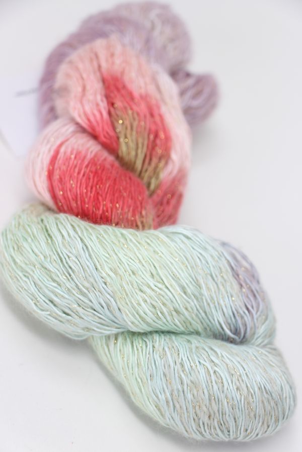 Artyarns Ensemble Glitter Light | 1027 Spring Parfait Silver 	