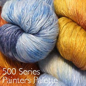 Artyarns Ensemble Glitter Light 500 Series Painters Palette handpaints