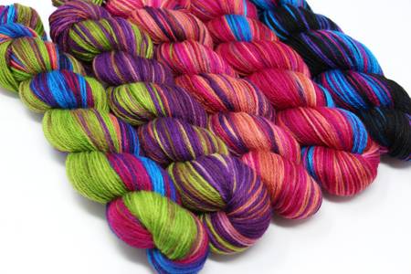 bright pink knitting and crocheting yarn from three fates yarns – Three  Fates Yarns