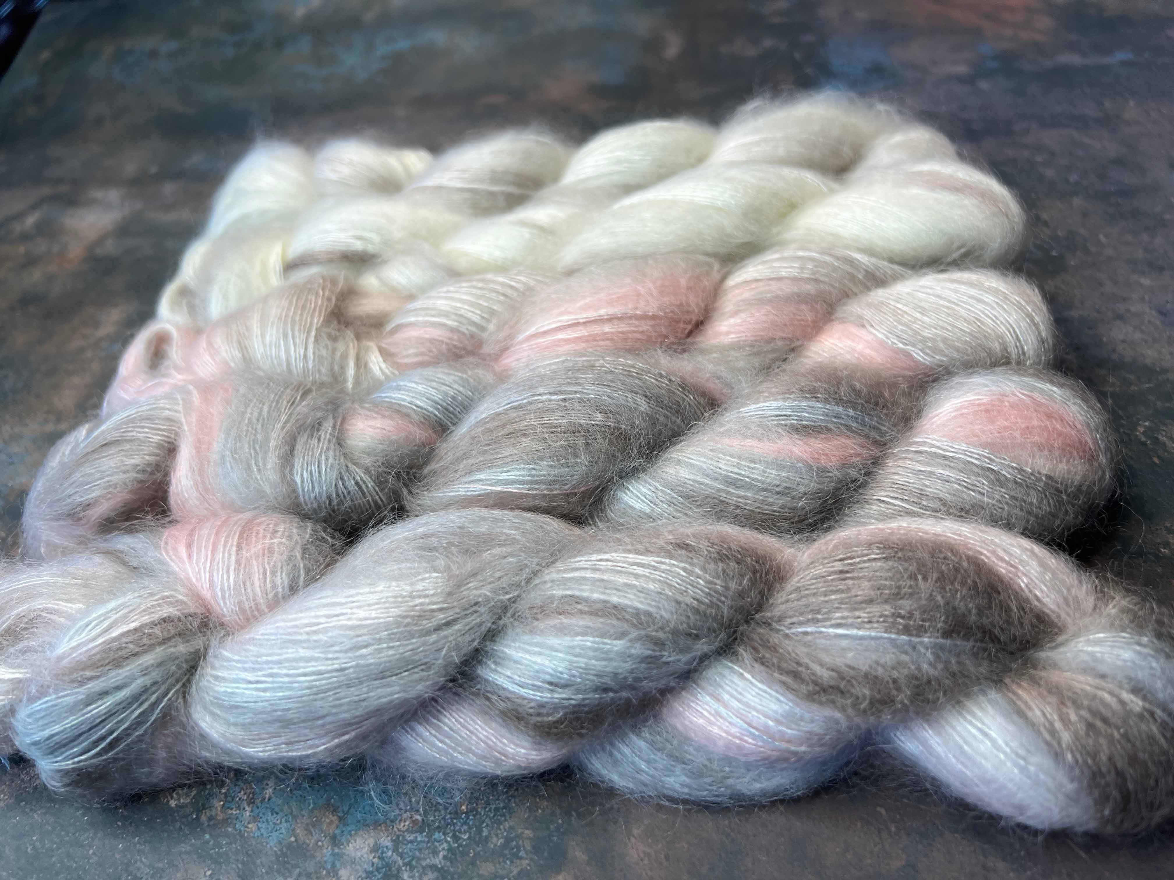 Artyarns Almond Cream Silk Mohair Fade Kit at Fabulous Yarn