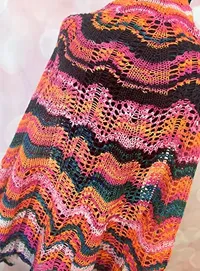 CHEVRON SHAWL KNIT KIT