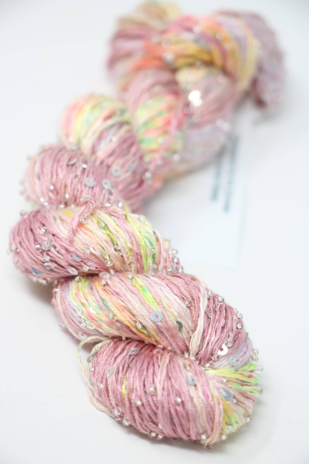 Artyarns Local Yarn Day 2023 Petite Fleur Beaded Silk & Sequins Light at Fabulous Yarn